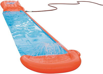 Bestway 5.5m (18ft) Single Slip & Slide with Inflatable Ramp & Sprinklers