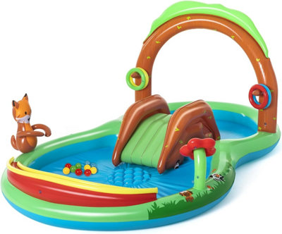 Bestway 53093 Friendly Woods Center 2.95 1.99 m x 1.30 m Forest Animals Water Play Centre