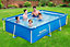 Bestway 56404 Pro Steel Frame Deluxe Swimming Pool Kids Children's Garden Family Outdoor Paddling Splash 300cm X 201cm X 66cm