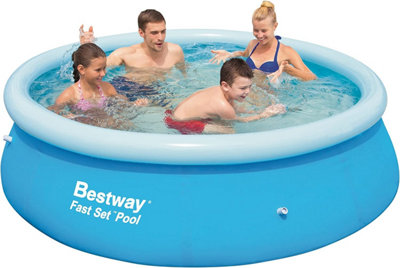 Bestway 57265 8FT Swimming Pool Paddling Family Round Kids Inflatable ...