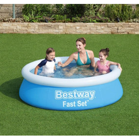 Bestway 940 Litre 1.8m (6ft) x 50cm Fast Set Water Paddling Swimming Pool