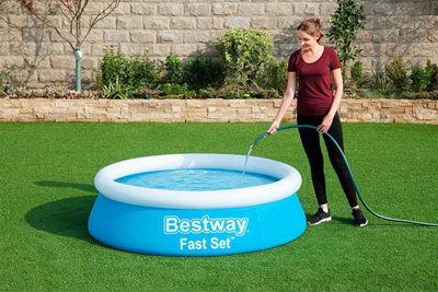 Bestway Fast Set Foot x 20 Inch Round Inflatable Above Ground