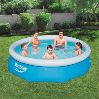 Bestway Fast Set Inflatable Swimming Pool Round 305x76 Cm 57266