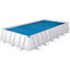 Bestway Flowclear Rectangular Solar Pool Cover For Dirt Prevention, 24ft Blue