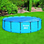 Bestway Flowclear Solar Pool Cover for Steel Pro Pools, 16-18 Feet, Blue