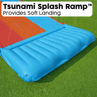Bestway H2OGO Tsunami Splash Ramp Slide, 16ft Inflatable