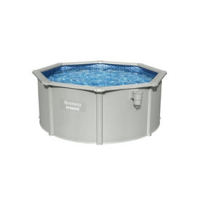 Bestway Hydrium 10ft x 48in Pool Set Above Ground Swimming Pool with Sand Filter Pump