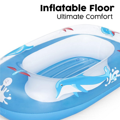 Bestway Inflatable Baby Boat, Pool Rafts for Kids, Inflatable Swim Pool ...