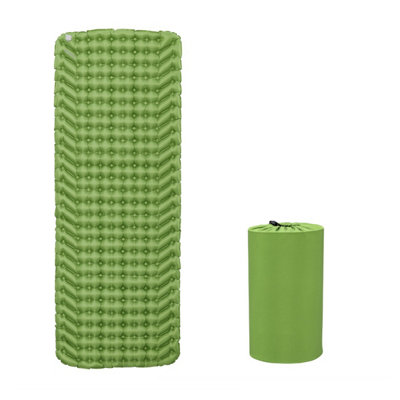 Bestway Inflatable Large Rectangular Sleeping Pad, Compact Air Sleeping Mat