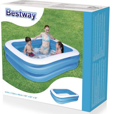 Bestway Inflatable Paddling Pool Swimming Large Family Children's Summer Garden