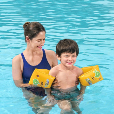Bestway Inflatable Swimming Armbands for Kids Float Bands Sleeves