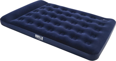 Bestway Pavillon Airbed Double Blue with Integrated foot pump Built in Pillow