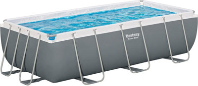 Bestway Power Steel Rectangular Swimming Pool