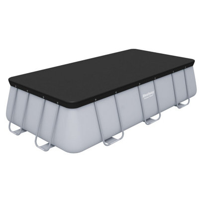 Bestway Rectangle Pool Cover for Above Ground Pools, 4.04 m & 4.12 m