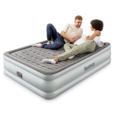 Bestway Tritech King Airbed with Built-in Pump, Wave Beam and Fast Inflation