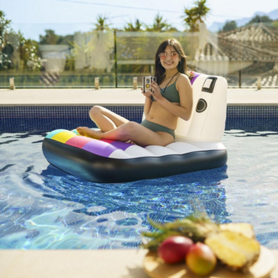 Bestway Vintage Camera Pool Float, Inflatable Lounger, Beach Toy
