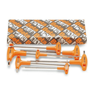Beta 000960952 96 T/S6 Set Of Offset Hexagon Keys With High-Torque Handles