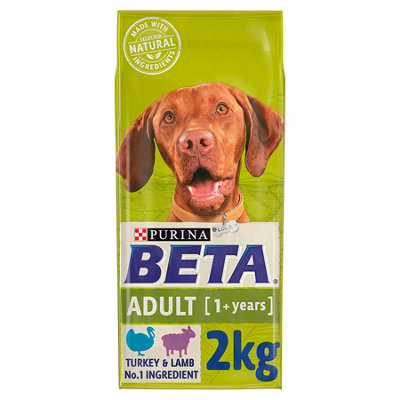 Beta Adult Dry Dog Food With Turkey & Lamb 2kg