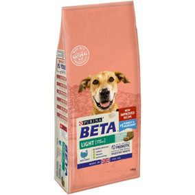 Beta Adult Light Dry Dog Food With Turkey 14kg