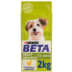 Beta Adult Small Breed Dry Dog Food With Chicken 2kg