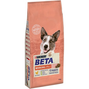 Beta Adult Working Dog Dry Dog Food Rich In Chicken 14kg
