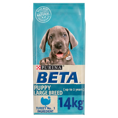 Beta Puppy Large Breed Dry Dog Food With Turkey 14kg