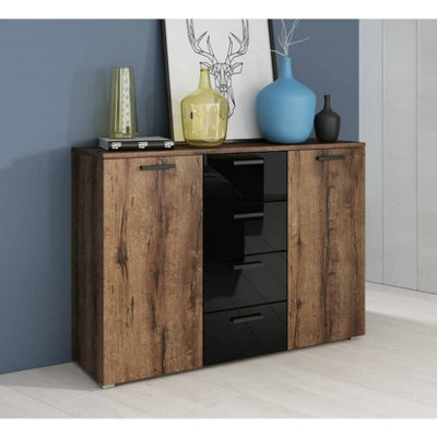 Beta Sideboard Cabinet in Oak Monastery - A Touch of Elegance and Versatility - W1320mm x H930mm x D380mm