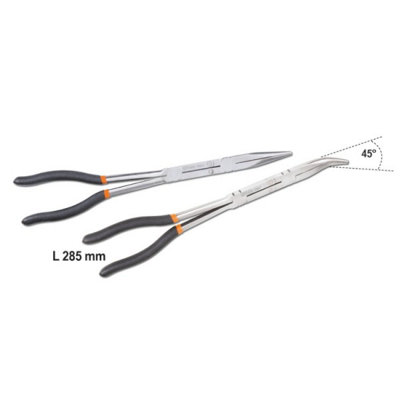 Beta Tools 1009L DP-S2 Double Swivel 2-Piece Long Nose Plier