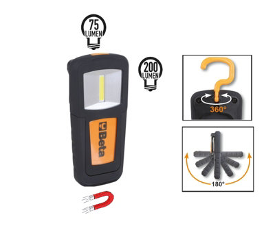 Beta Tools 1838COB Compact Rechargeable Ultra-Brightness LED Inspection Lamp