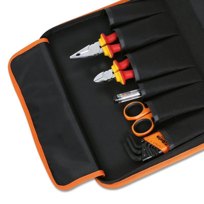 Beta Tools 2001 BZ24 MQ Red Electricians Folding Case 24-Piece Tool ...