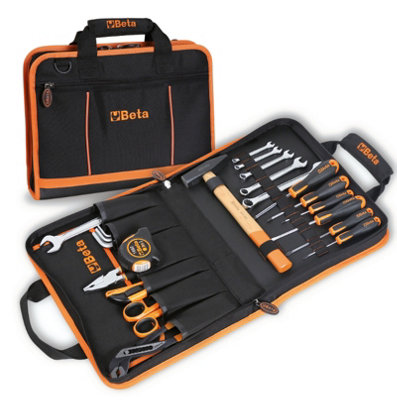 Beta Tools 2001 BZ27 VU Black Universal Folding Case 27-Piece Tool Assortment