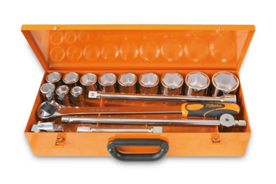 Beta Tools 928A C12 Hexagon 12-Piece Hand Socket and Accessories in Case
