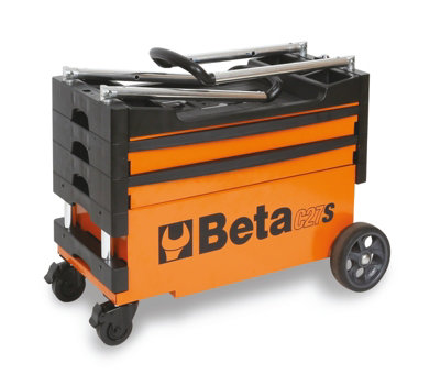 Beta Tools C27S-G Grey Outdoor Folding Tool Trolley
