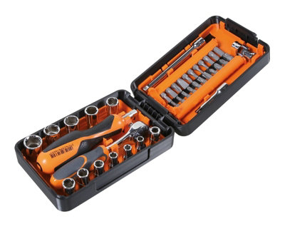Beta Tools Mini 900 C39N Hexagon Sockets and Bits Set in Case