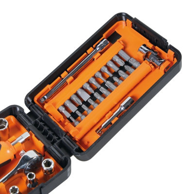 Beta Tools Mini 900 C39N Hexagon Sockets and Bits Set in Case