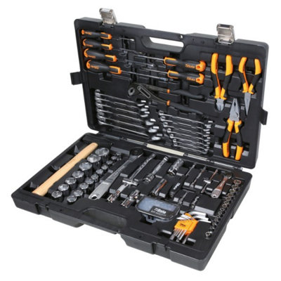 Beta Tools Worker BW 2047E C108 Black General Maintenance 108-Piece Tool Assortment in Case