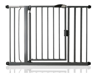 Bettacare Auto Close Stair Gate, 103.8cm - 110.8cm, Slate Grey, Pressure Fit Safety Gate, Baby Gate