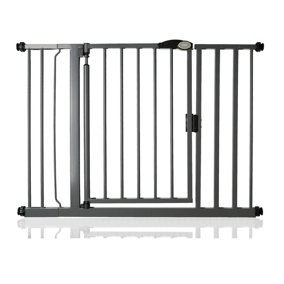 Bettacare Auto Close Stair Gate, 103.8cm - 110.8cm, Slate Grey, Pressure Fit Safety Gate, Baby Gate