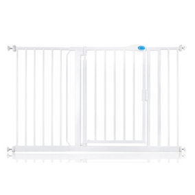 Bettacare Auto Close Stair Gate, 132.6cm - 139.6cm, White, Pressure Fit Safety Gate, Baby Gate
