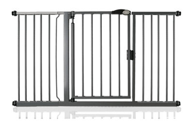 Bettacare Auto Close Stair Gate, 147cm - 154cm, Slate Grey, Pressure Fit Safety Gate, Baby Gate