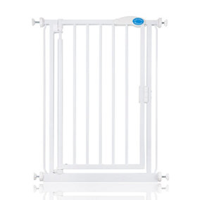Bettacare Auto Close Stair Gate, 61cm - 66.5cm, White, Pressure Fit Safety Gate, Baby Gate