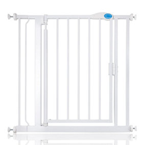 Bettacare Auto Close Stair Gate, 82.2cm - 89.2cm, White, Pressure Fit Safety Gate, Baby Gate