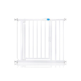 Bettacare Auto Close Stair Gate, 89.4cm - 96.4cm, White, Pressure Fit Safety Gate, Baby Gate