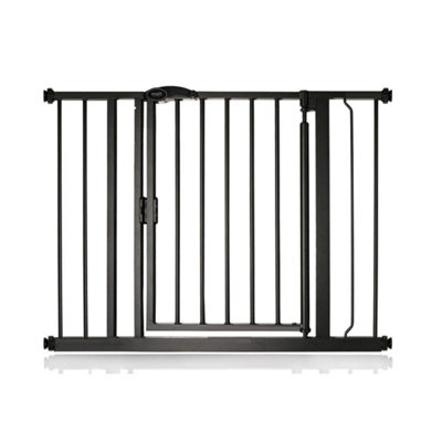 Bettacare Auto Close Stair Gate, 96.6cm - 103.6cm, Matt Black, Pressure ...