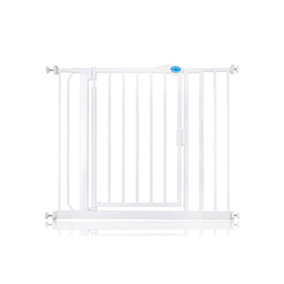 Bettacare Auto Close Stair Gate, 96.6cm - 103.6cm, White, Pressure Fit Safety Gate, Baby Gate