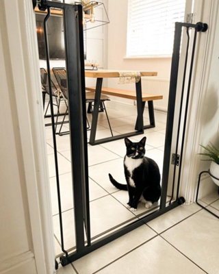 Bettacare Child and Pet Gate, 139.8cm - 147.4cm, Matt Black, Extra Tall ...