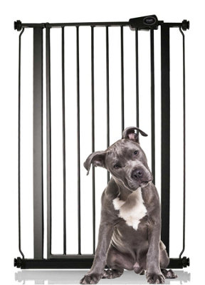 Bettacare Child and Pet Gate, 75cm 83cm, Matt Black, Extra Tall Gate