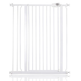 Bettacare Child and Pet Gate, 87.9cm - 95.5cm, White, Extra Tall Gate 104cm in Height, Pressure Fit Stair Gate