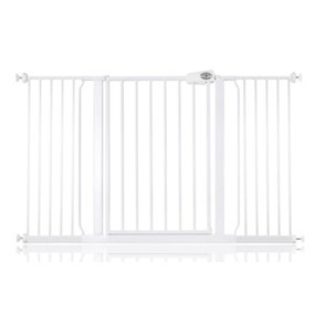 Bettacare Easy Fit Gate, 139.8cm - 147.8cm, White, Pressure Fit Stair Gate, Baby Gate for Doors Hallways and Spaces