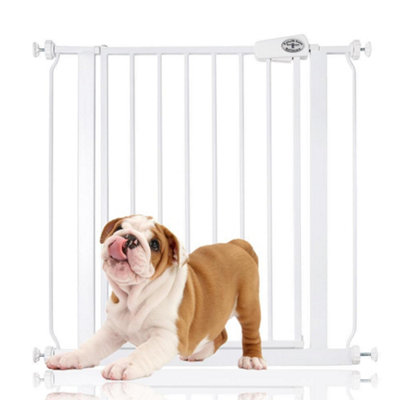 Bettacare Easy Fit Pressure Dog Gate, 75cm - 83cm, White, Pressure Fit Pet Gate for Dog and Puppy, Pet and Dog Barrier Price Comparisons | Compare The Build
